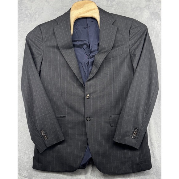 Sid Mashburn Pinstripe Cupro Jacket Sports Coat Blazer UK...